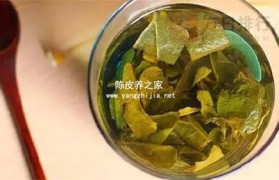 冬瓜皮荷叶陈皮泡水喝的功效与作用