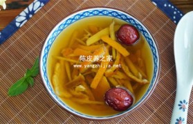 用橘子皮煲汤的作用好吗