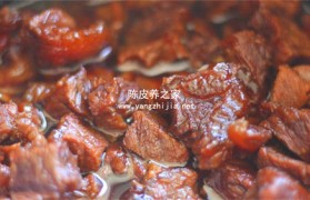 炖牛肉没有陈皮可以用新鲜的橙皮吗