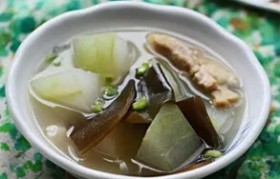 冬瓜陈皮海带汤，清热润肺汤鲜味美！