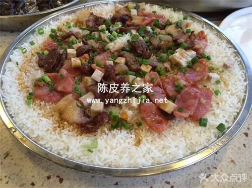 广式新会陈皮腊味糯米饭怎么做  2