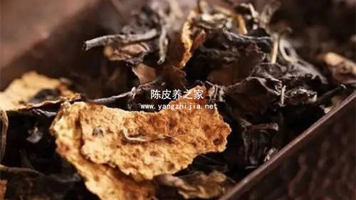 陈皮老白茶的功效  2